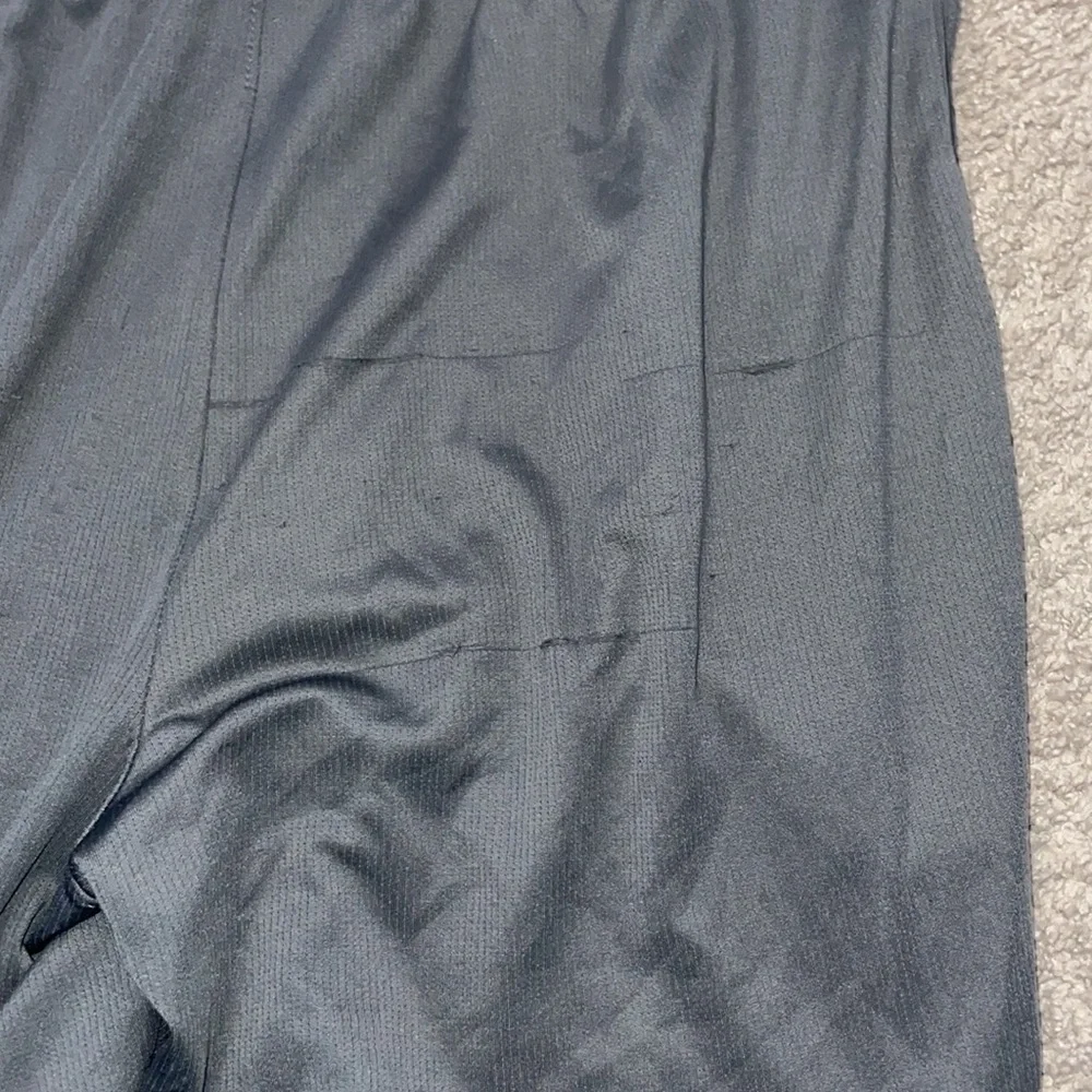 Adidas Charcoal Shorts with White Stripes - Picture 3 of 4